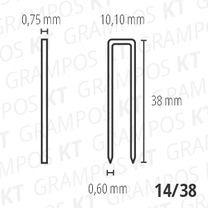 Grampo KT 14/38
