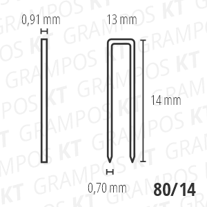 Grampo KT 80/14