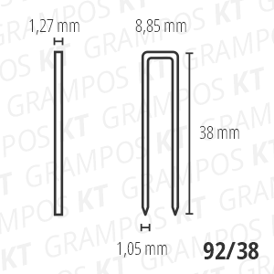 Grampo KT 92/38